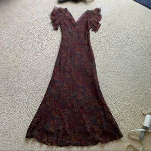 Lauren Ralph Lauren long paisley tank dress